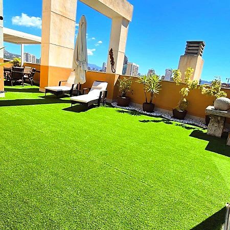 Beach Penthouse Apartment Benidorm Cala 卡拉德费斯特拉特 外观 照片