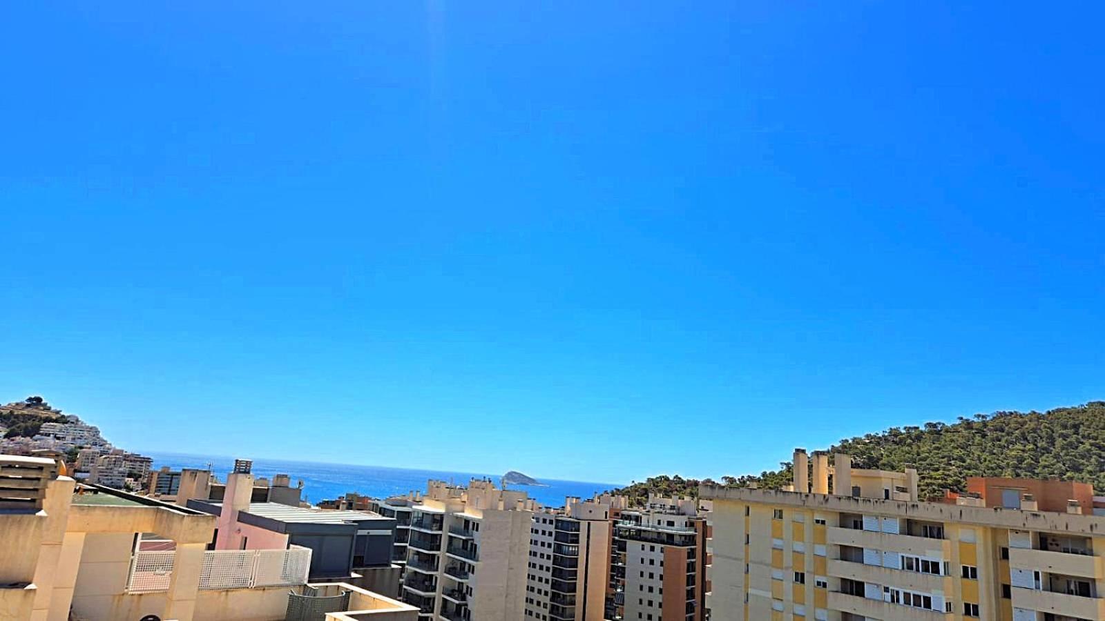 Beach Penthouse Apartment Benidorm Cala 卡拉德费斯特拉特 外观 照片