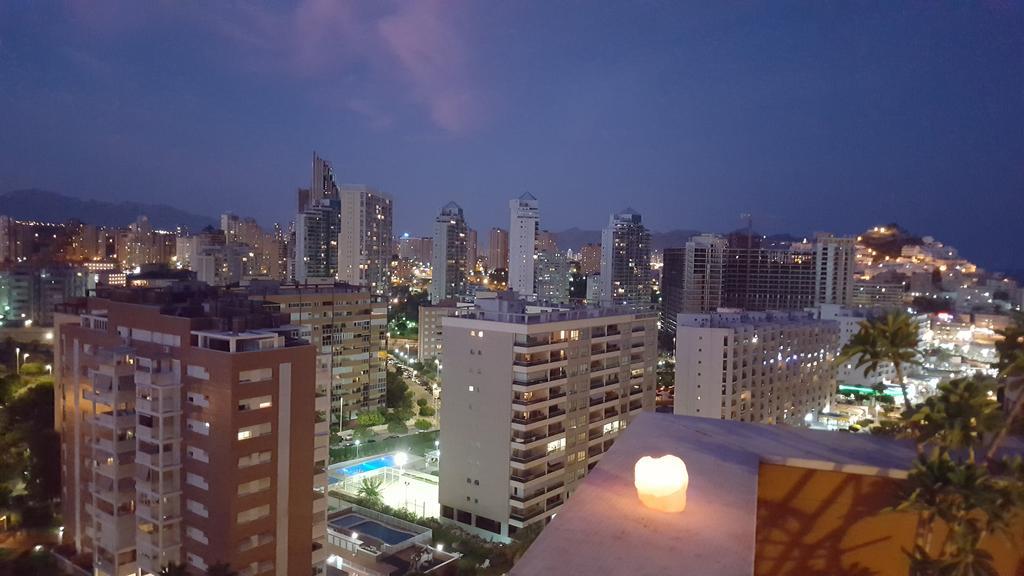 Beach Penthouse Apartment Benidorm Cala 卡拉德费斯特拉特 外观 照片