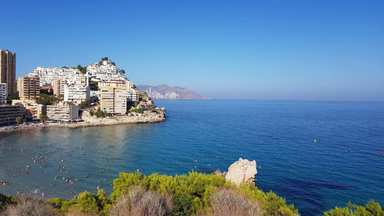 Beach Penthouse Apartment Benidorm Cala 卡拉德费斯特拉特 外观 照片